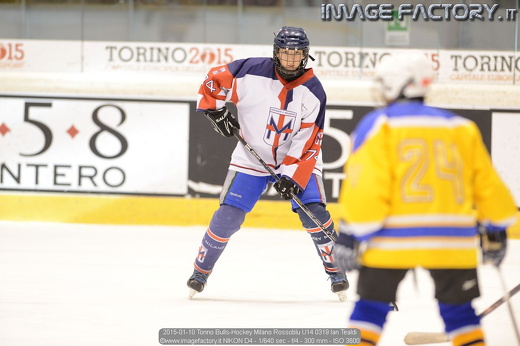2015-01-10 Torino Bulls-Hockey Milano Rossoblu U14 0319 Ian Tealdi